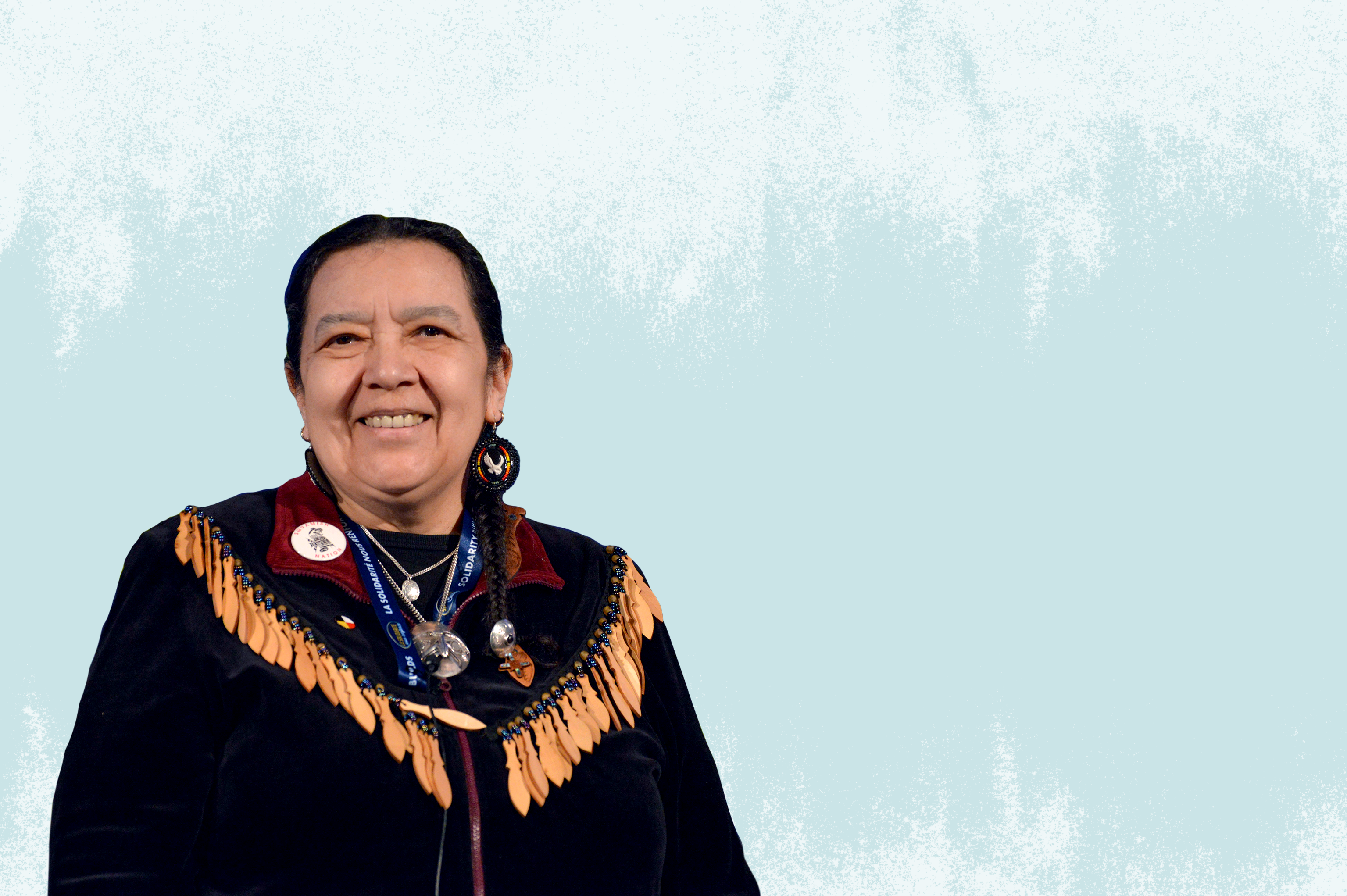 Smiling Indigenous Woman