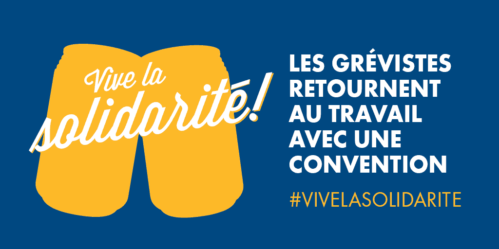 Featured image for La ratification d’une nouvelle convention chez Crown Metal Packaging met fin à la grève