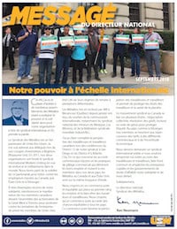 Featured image for Message du directeur national – septembre 2018