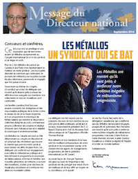 Featured image for Message du directeur national – septembre 2014