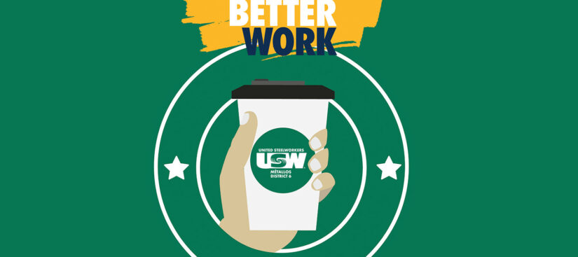 Featured image for Les travailleurs de Starbucks à Waterloo se joignent au Syndicat des Métallos