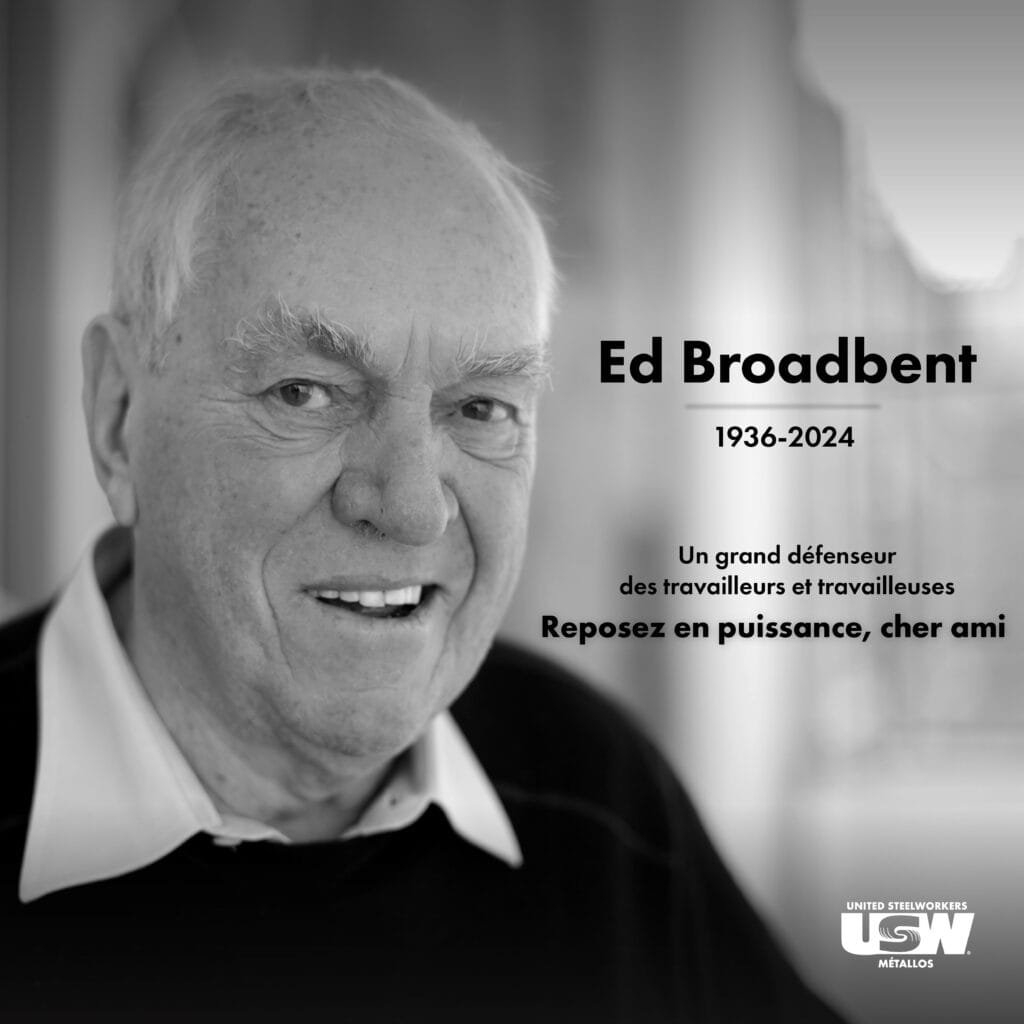 A black and white picture of a deceased person with text saying Rest in Power Ed Broadbnet
