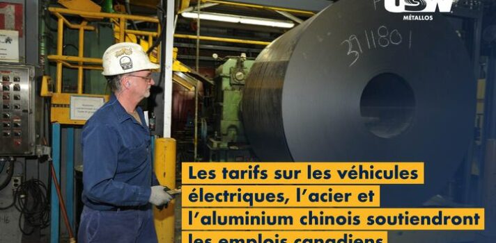 Featured image for Les tarifs sur les véhicules électriques, l’acier et l’aluminium chinois soutiendront les emplois canadiens