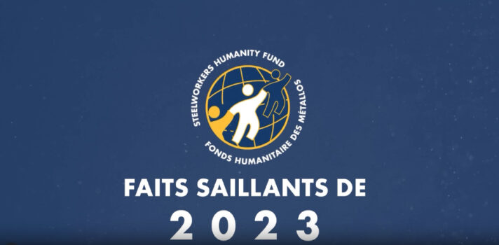 Un graphique avec le logo SHF au centre et un texte en dessous indiquant les faits saillants de 2023