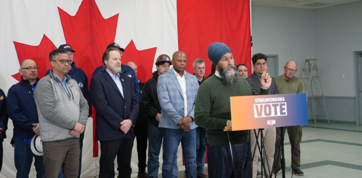 Featured image for Dans ces élections, Jagmeet Singh et le NPD donnent la priorité aux travailleurs : Syndicat des Métallos